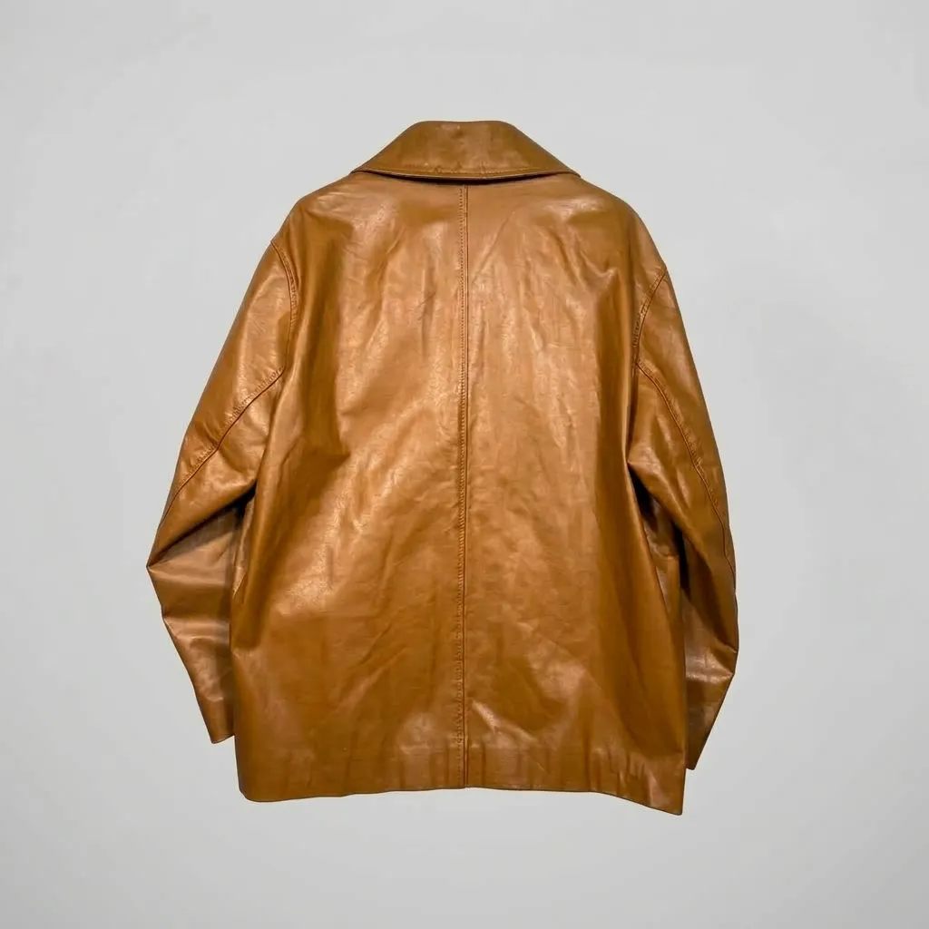 giacca-pelle-vintage-gianni-versace-cuoio-retro