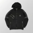 Felpa con Cappuccio e Zip Philipp Plein Nera (Taglia L)